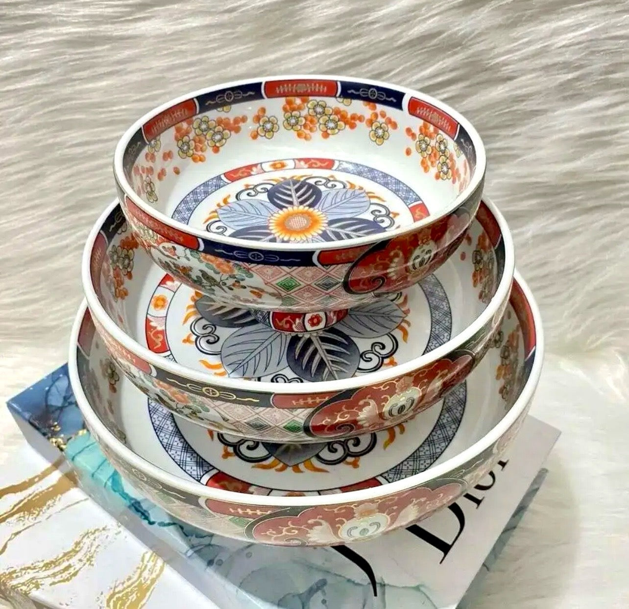 Bol a pied TAOUS -Motif Floral _Par Unité