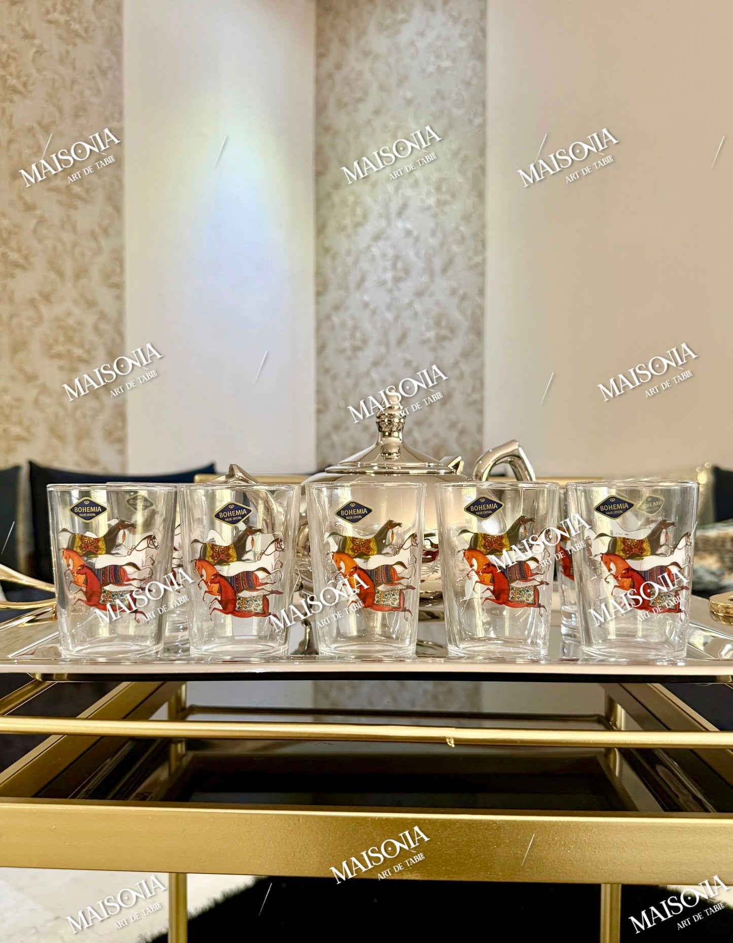 كأس شاي من الكريستال