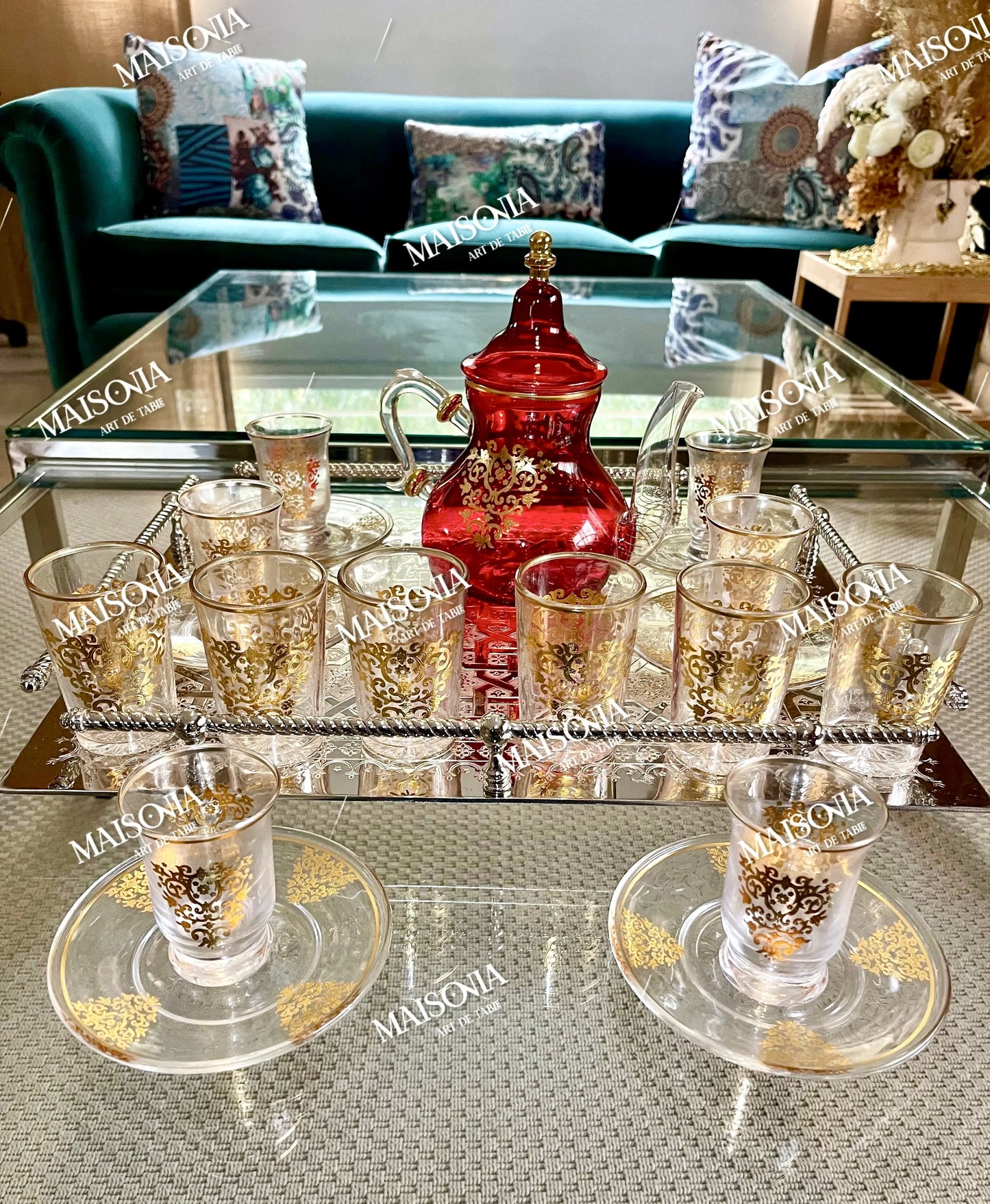 Set à thé et café 19 pièces