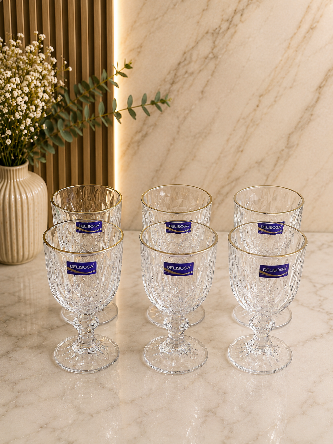 SET DE 6 VERRES À JUS