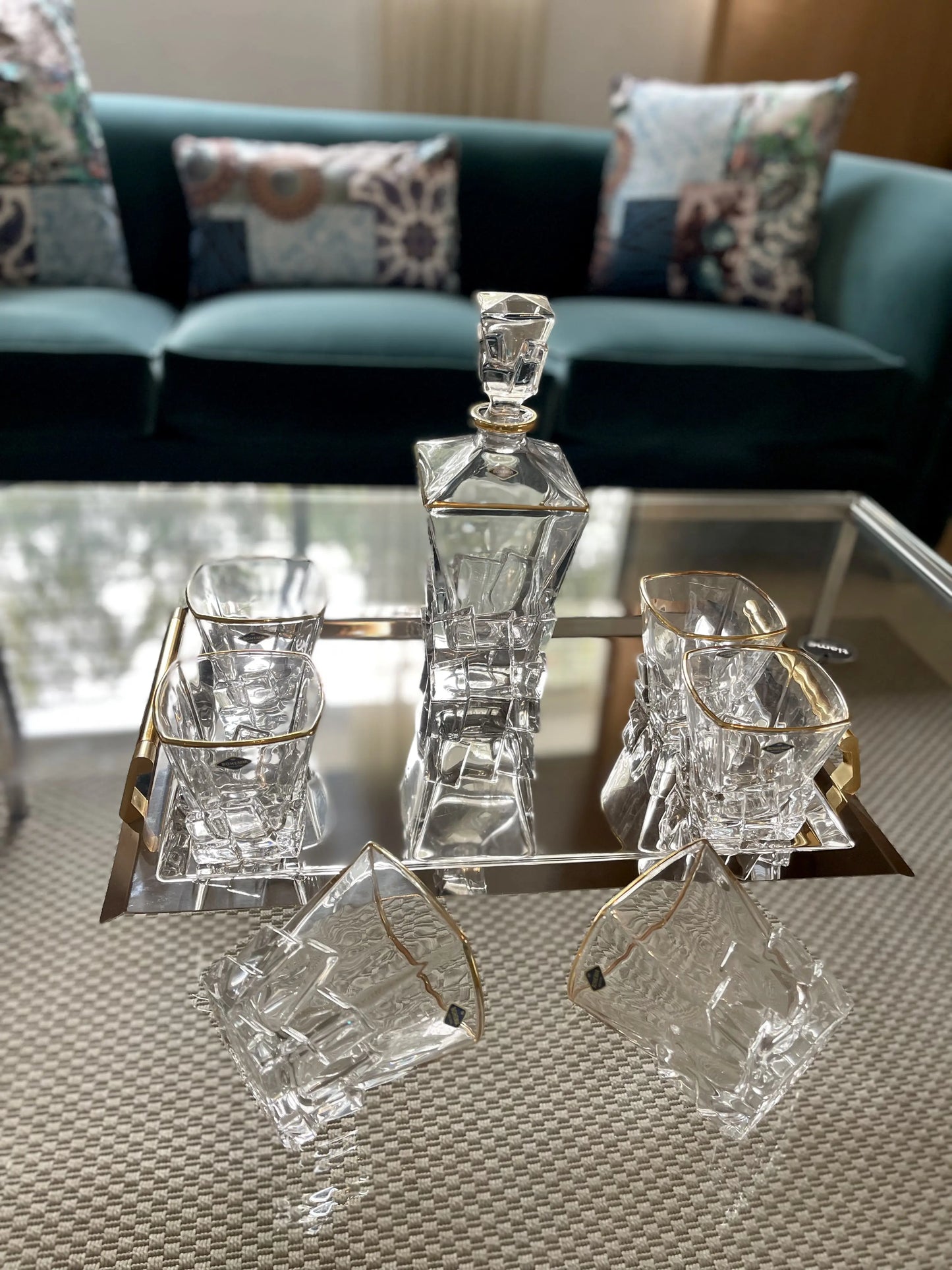 Ensemble de carafe avec 6 verres