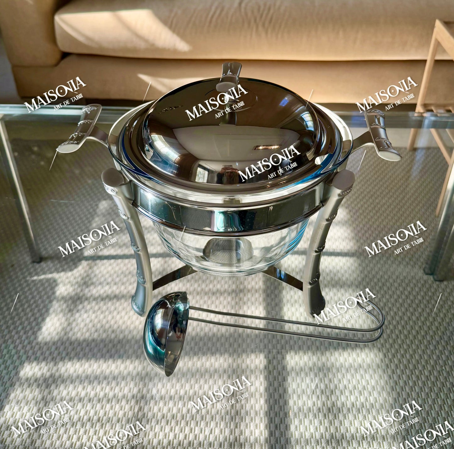 Soupière chauffante en Inox