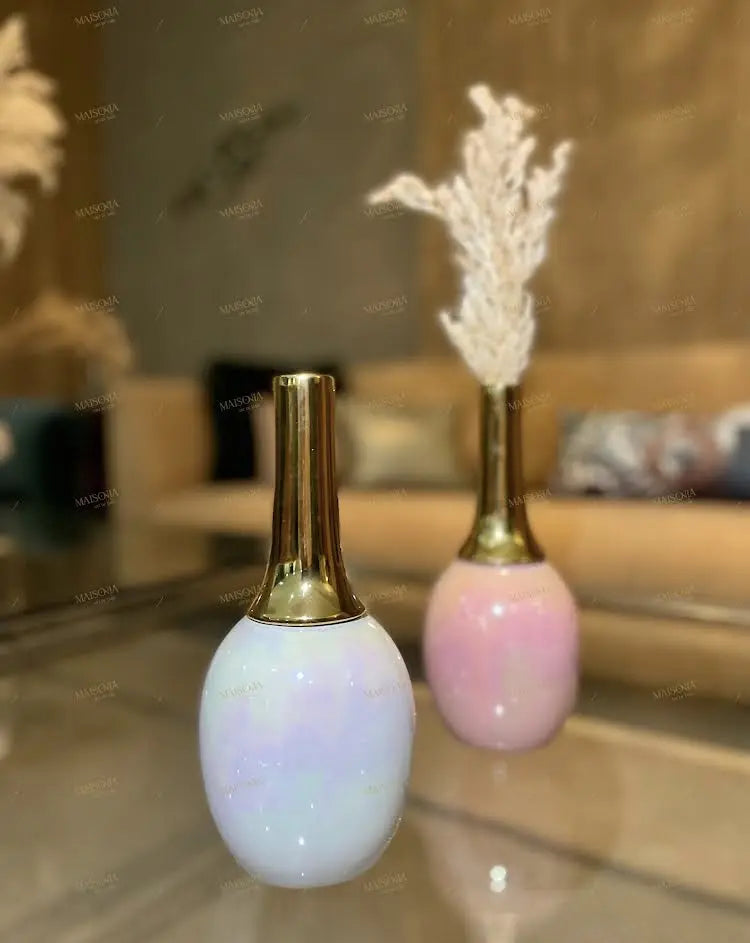 Vase coloré