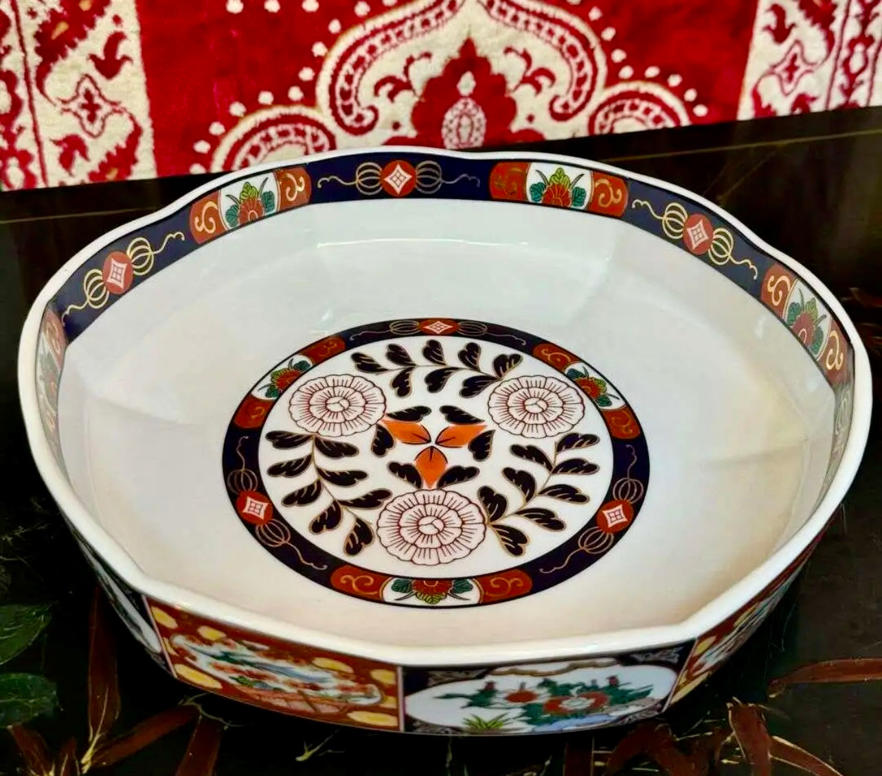 Bol TAOUS octogonal-Motif floral _Par Unité