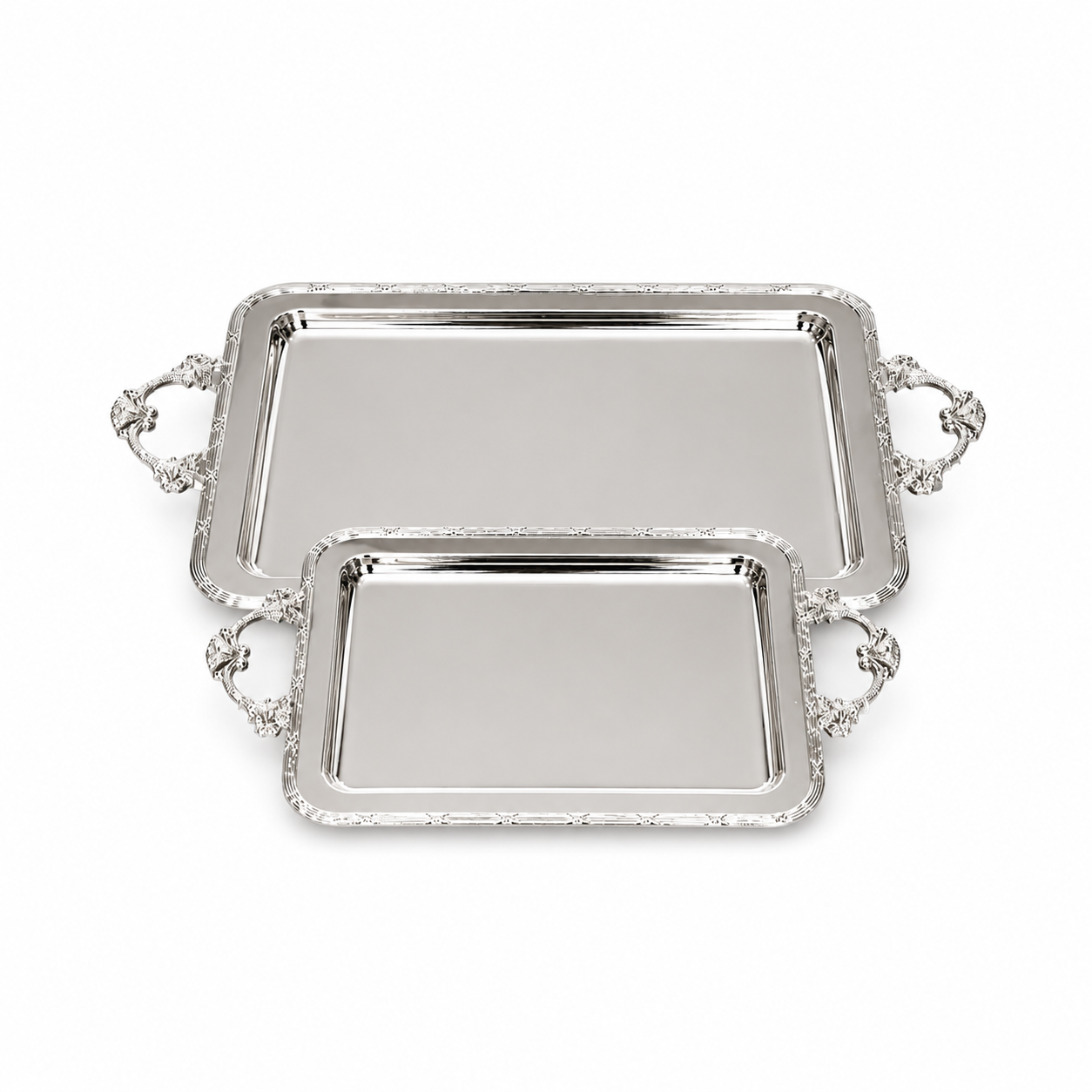 PLATEAUX RECTANGULAIRES INOX PREMIUM – 2 DIMENSIONS