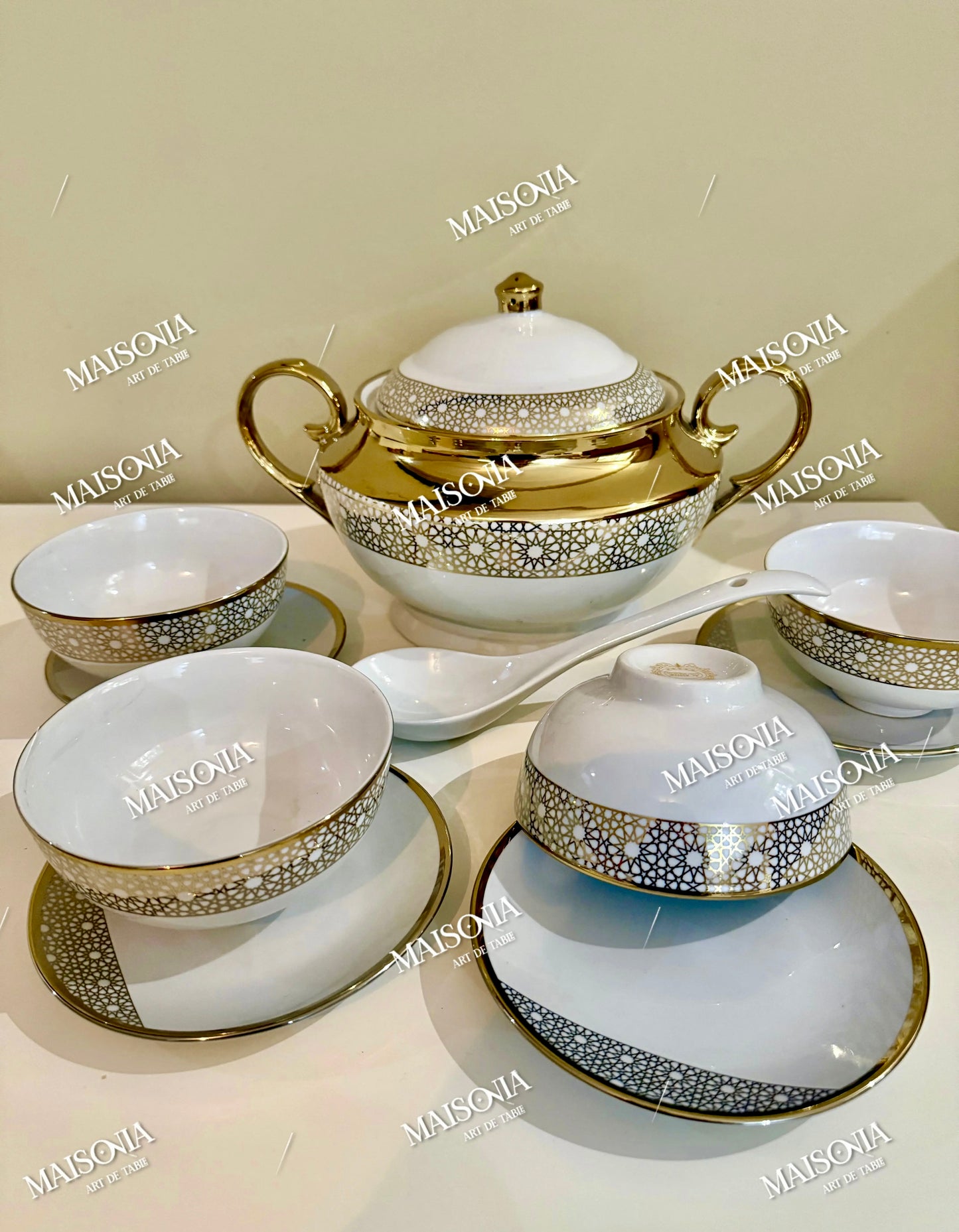 Service à soupe