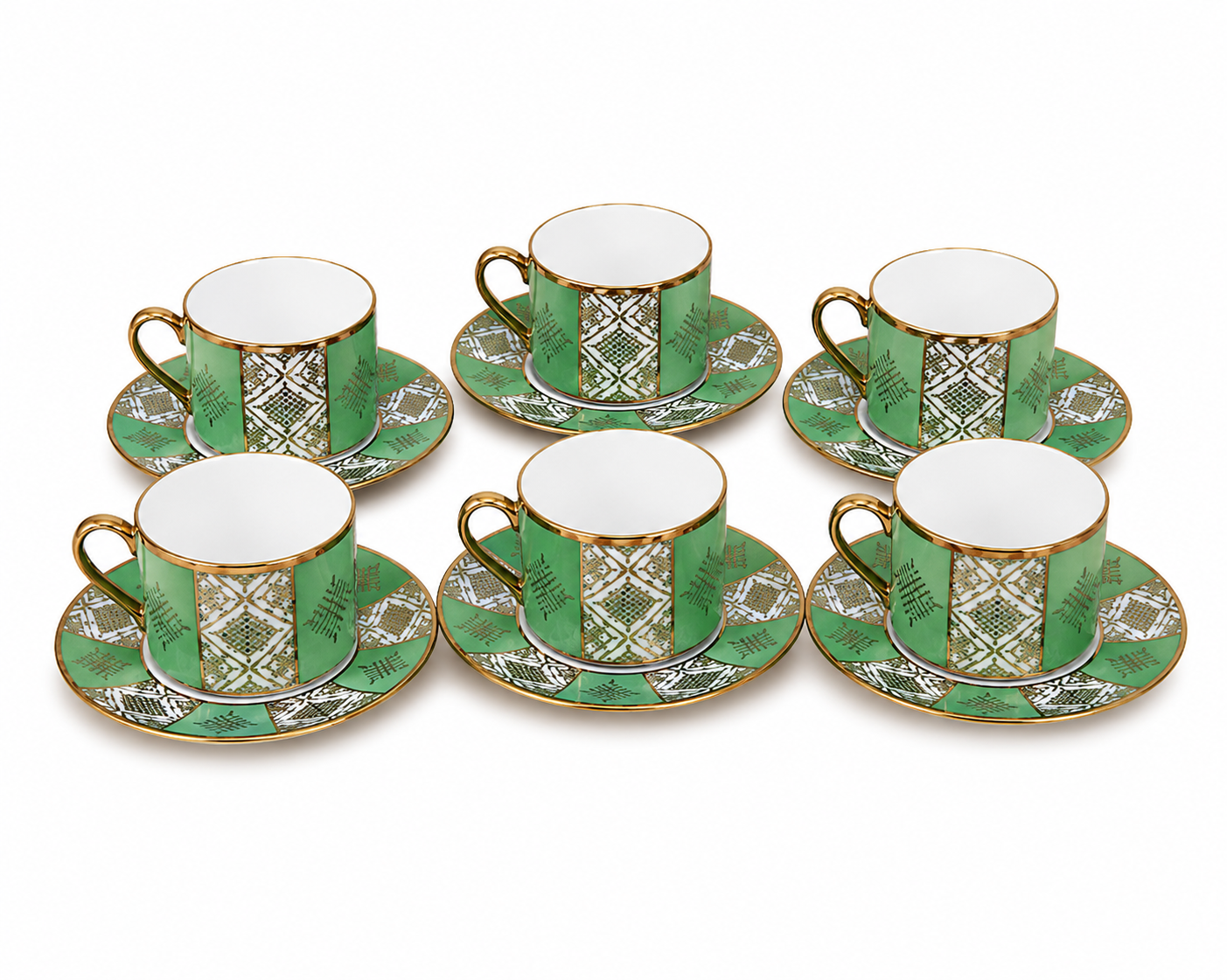 Tasses à Café Beldi Marocaines – Motifs Traditionnels