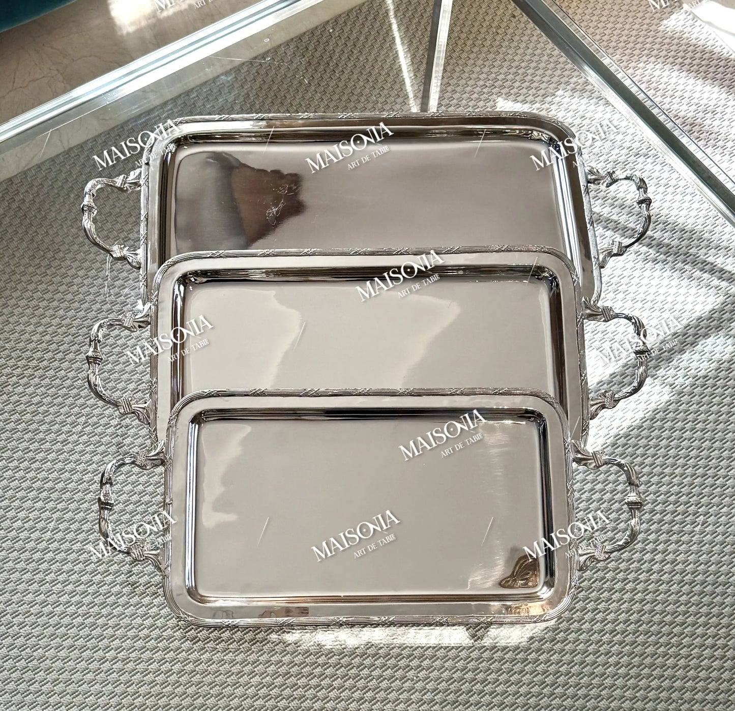 Plateau en cuivre revêtu en INOX _Par Unité