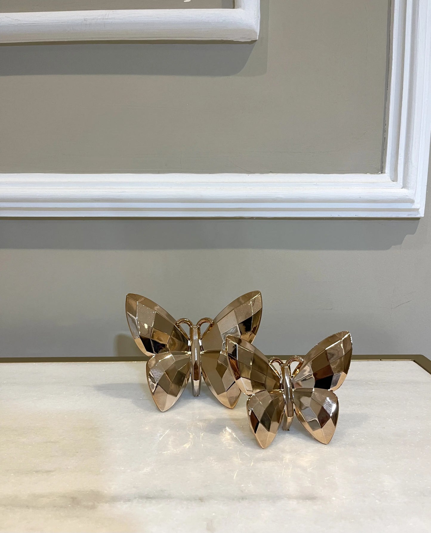 Duo papillon bronze