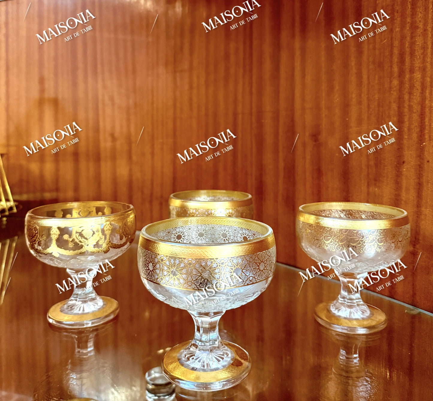 Set de 4 coupes