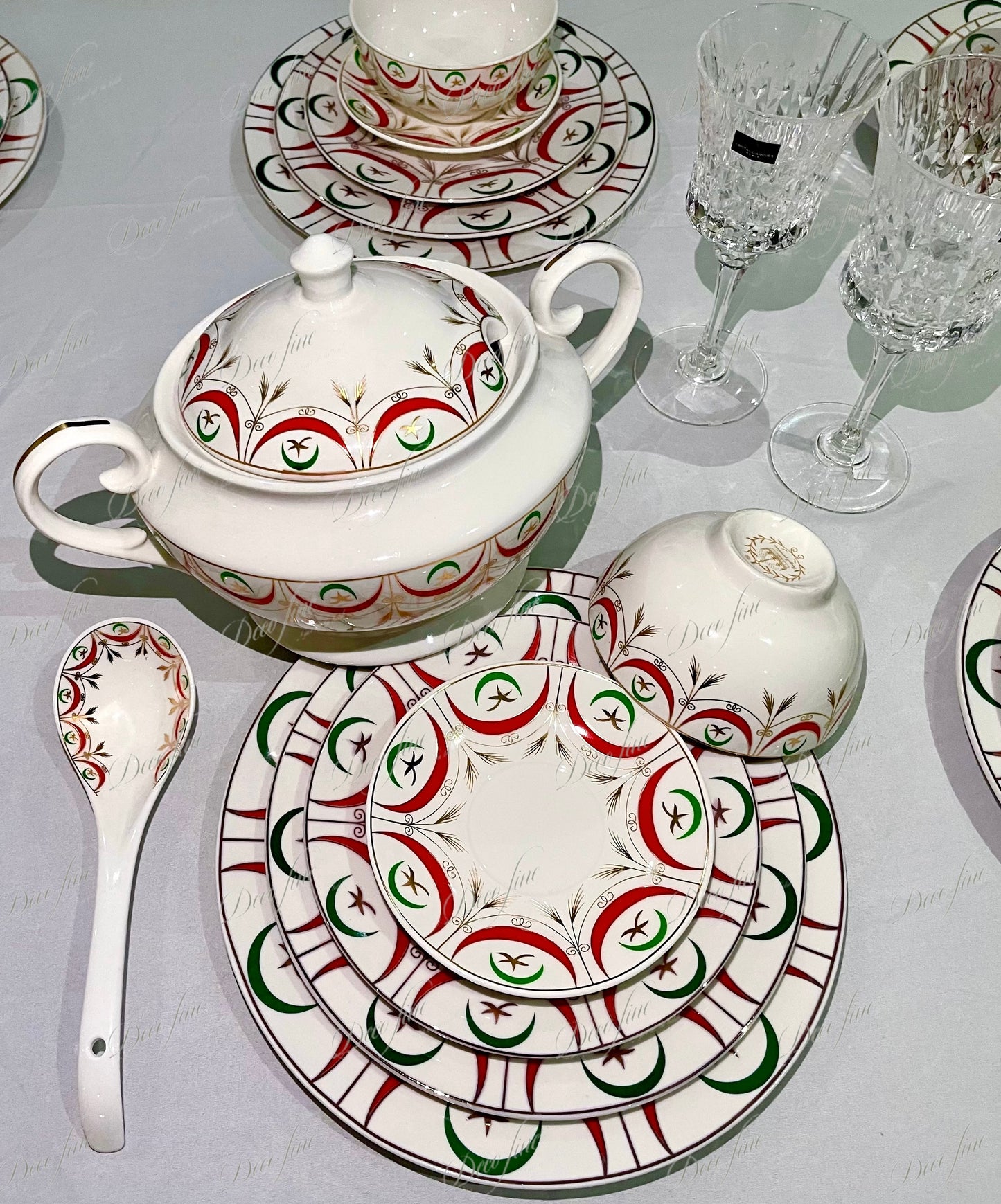 Service de table Nejma & Hlal _ 32 pièces ou 62 pièces