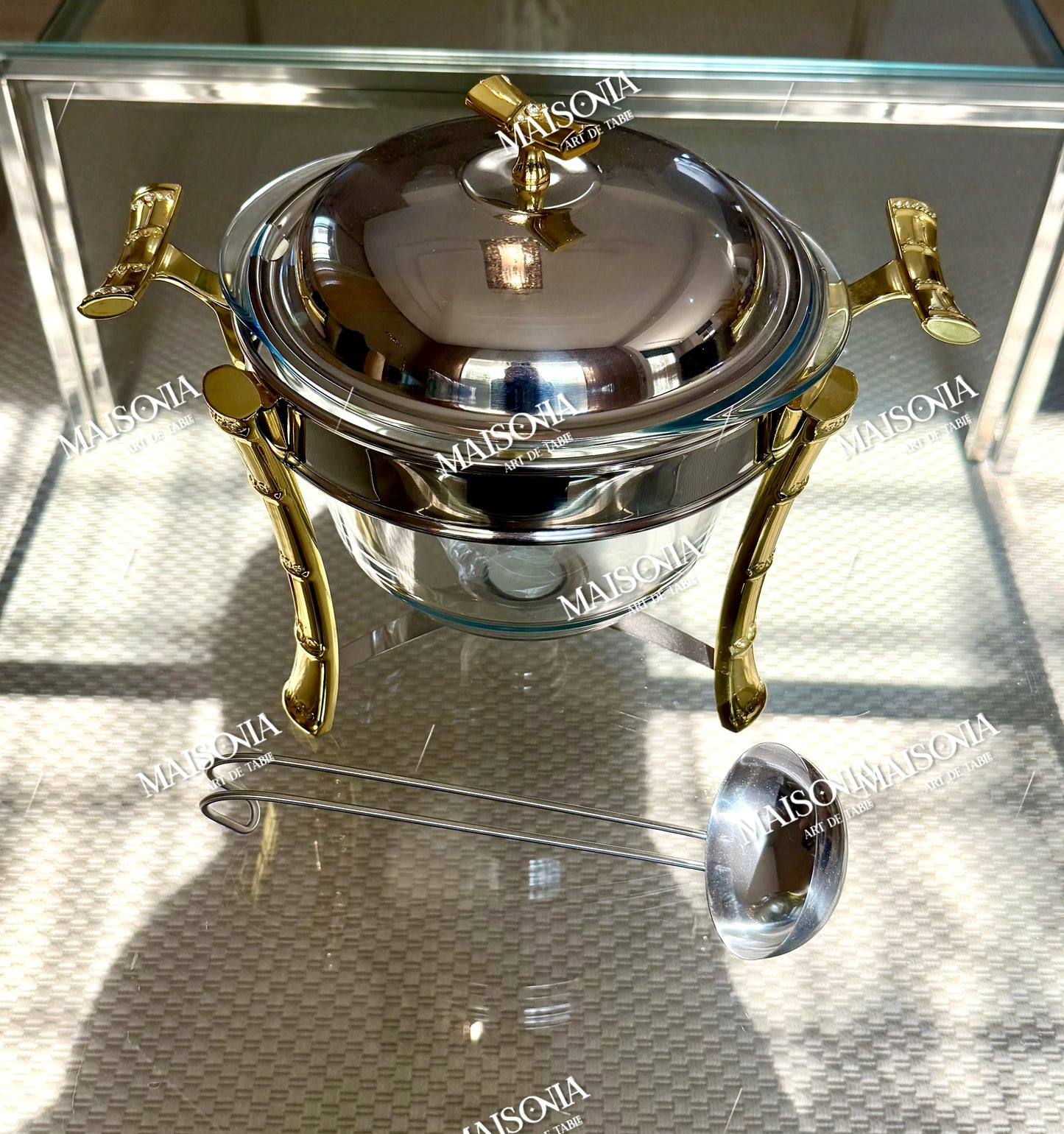 Soupière chauffante en Inox