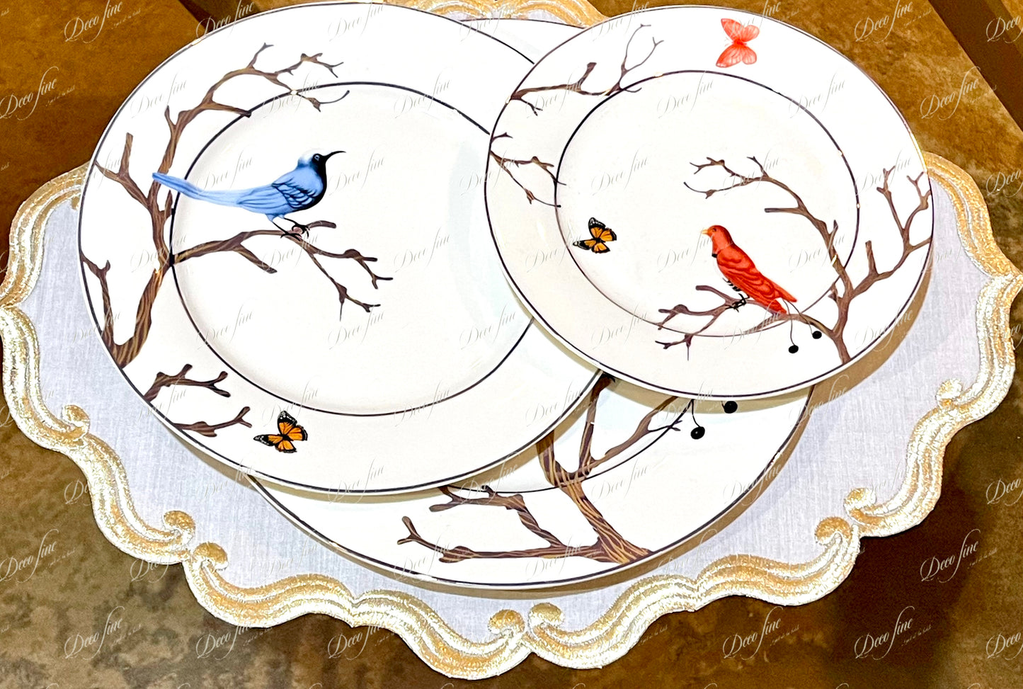 Service a table Motif _Oiseaux