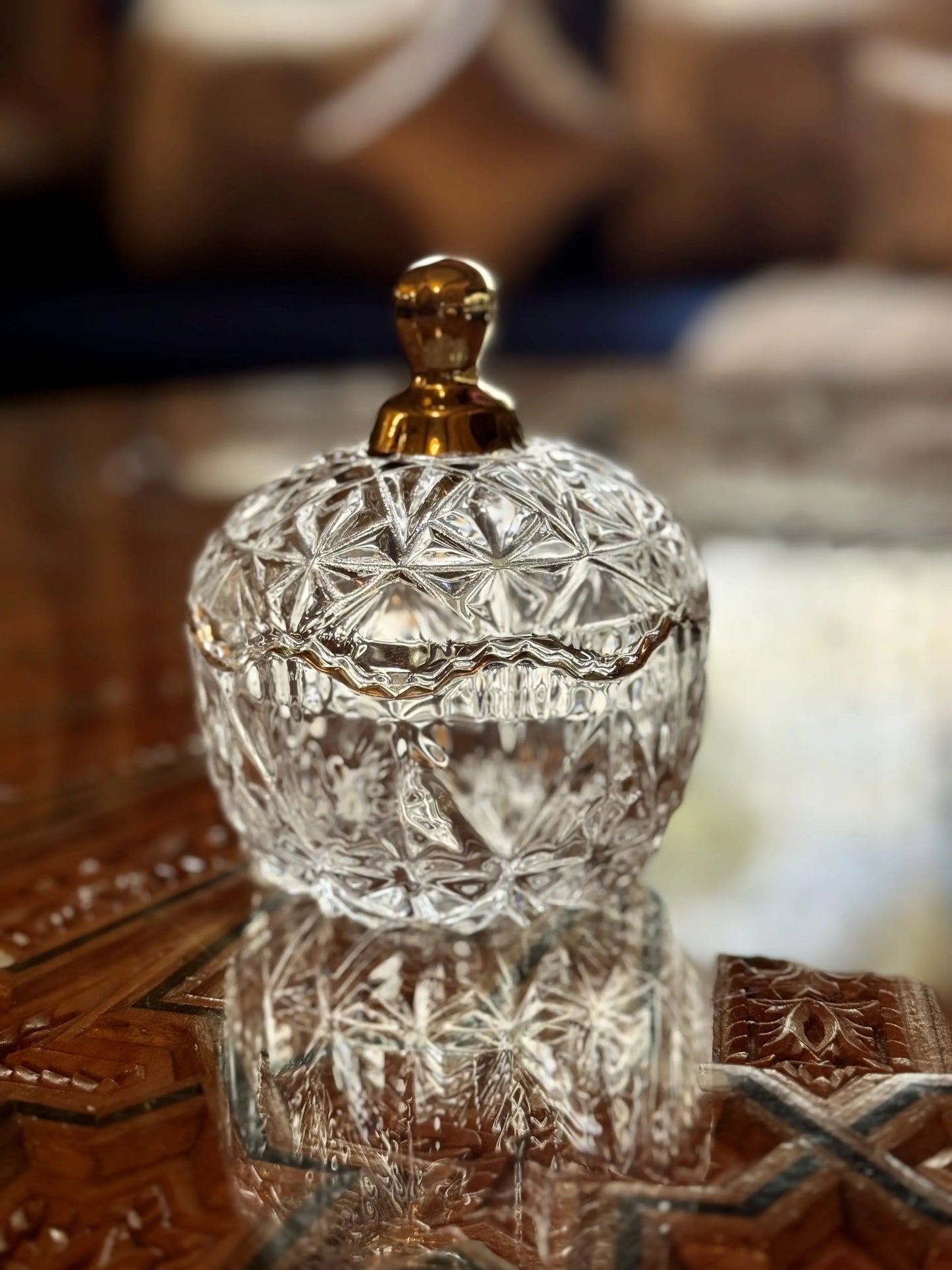Bonbonnière en verre