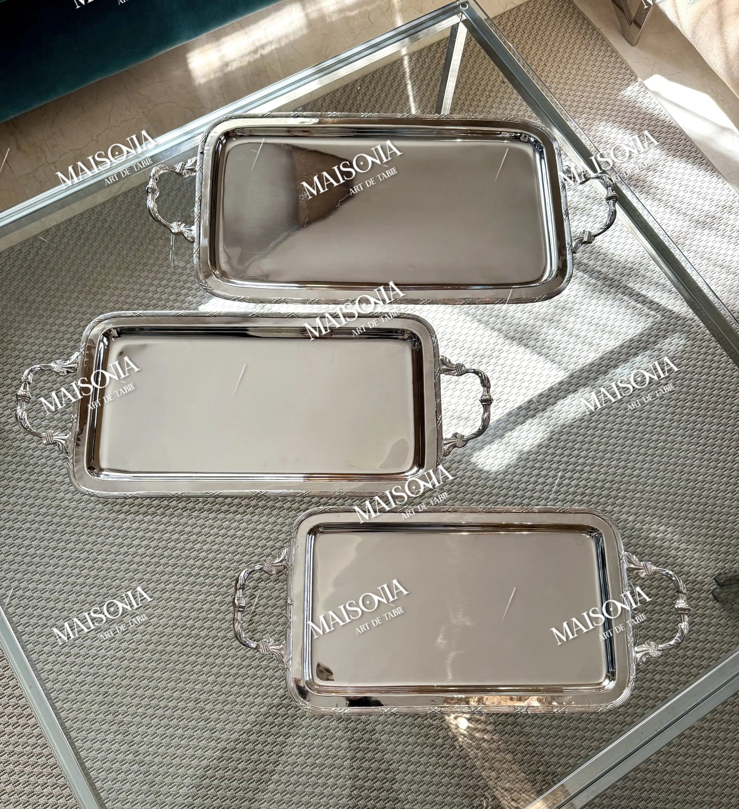 Plateau en cuivre revêtu en INOX _Par Unité