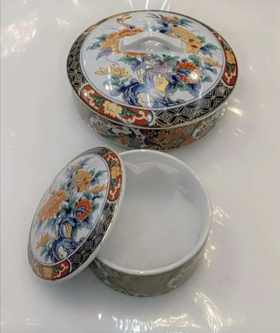 Bonbonnières TAOUS avec couvercle - Motif Paon _ Par Unité