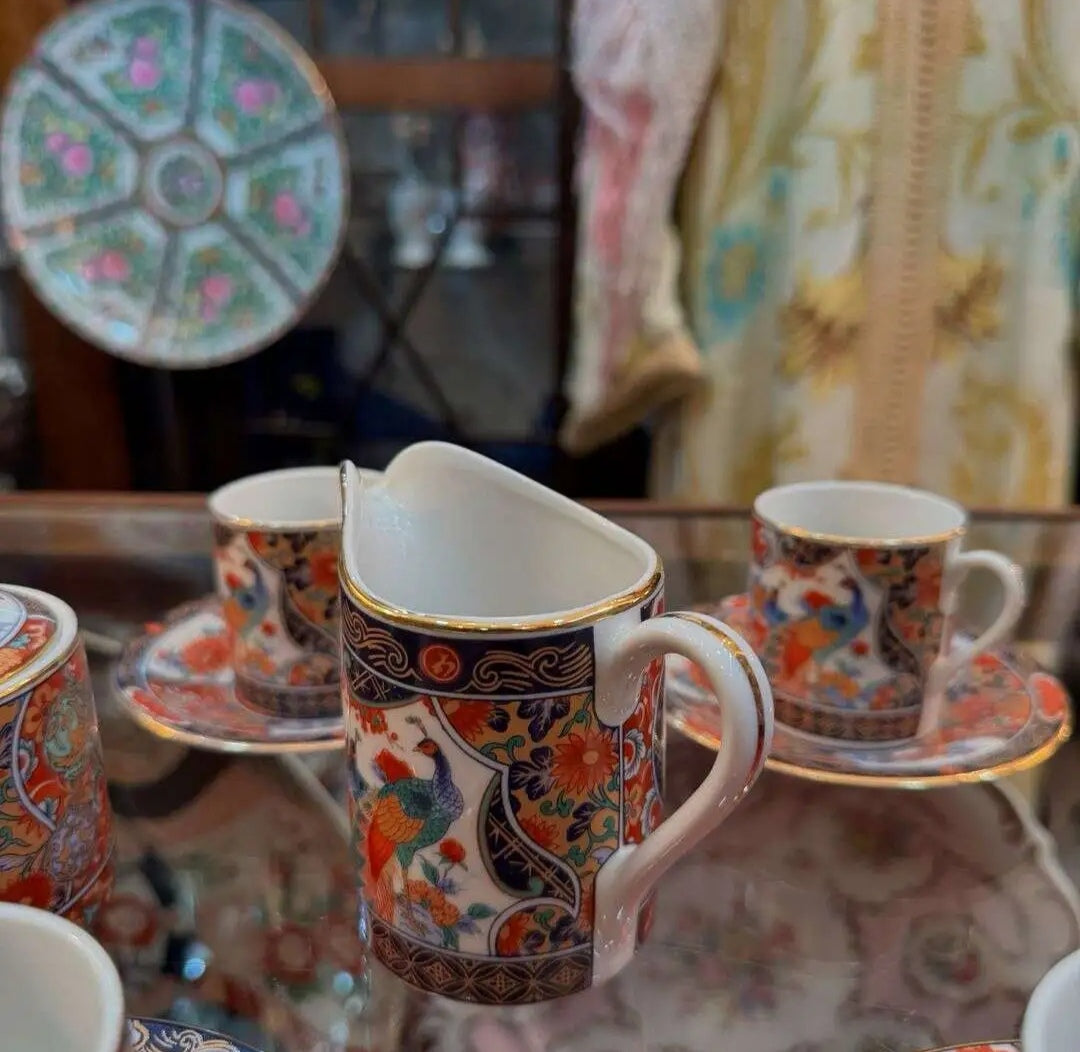 Service à thé & café TAOUS de 30 pièces, Motif Paon.