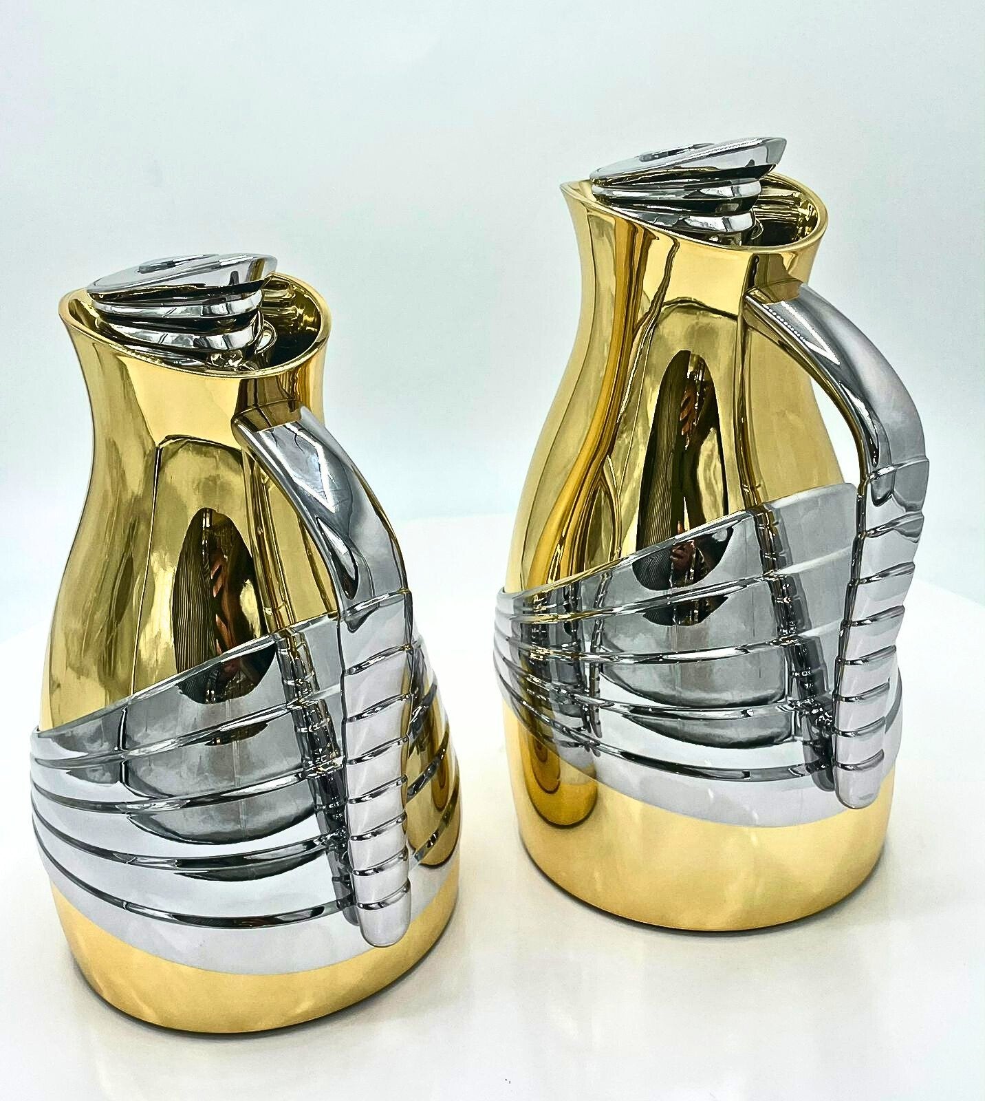 Duo Thermos Luxe Doré – Design Royal – 2 Pièces