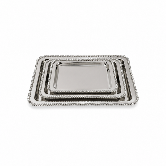 PLATEAUX RECTANGULAIRES INOX PREMIUM – 3 DIMENSIONS