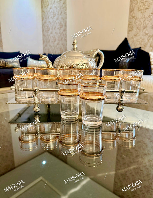 12 Verres à thé