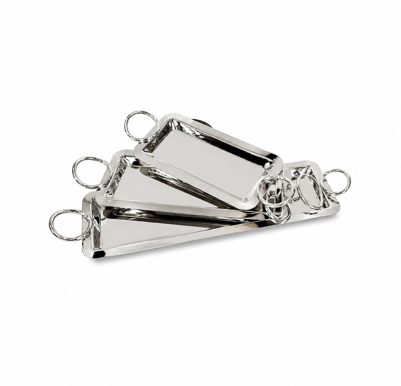 PLATEAUX RECTANGULAIRES INOX PREMIUM – 3 DIMENSIONS