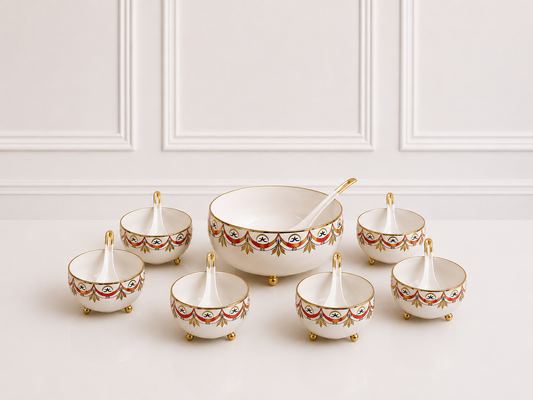 Set de saladier avec 6 bols Nejma&Hlal