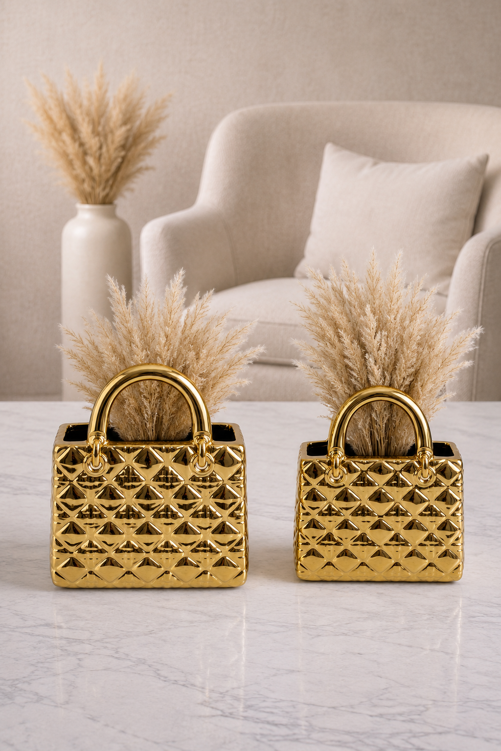 Vases Décoratifs Design – Élégance Moderne & Fleurs Séchées