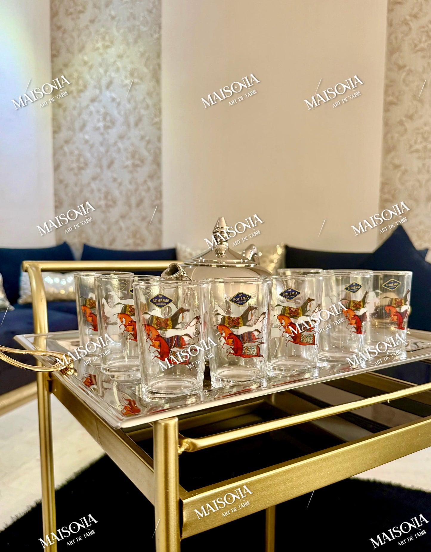 كأس شاي من الكريستال