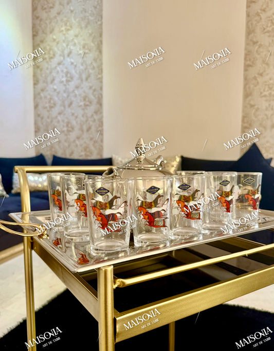 كأس شاي من الكريستال