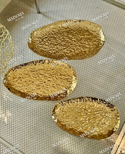 Assiette ovale_ par unité