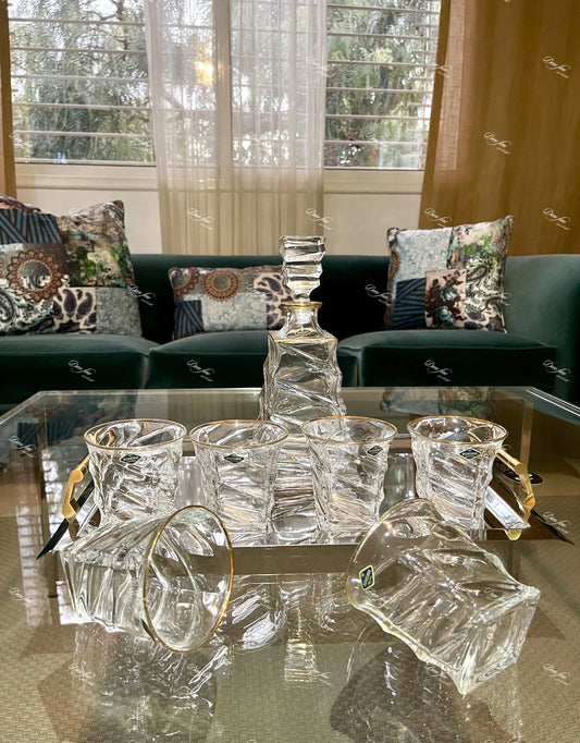 Ensemble de carafe avec 6 verres