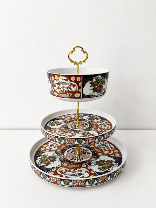 Présentoir Taous Marocain motif-floral