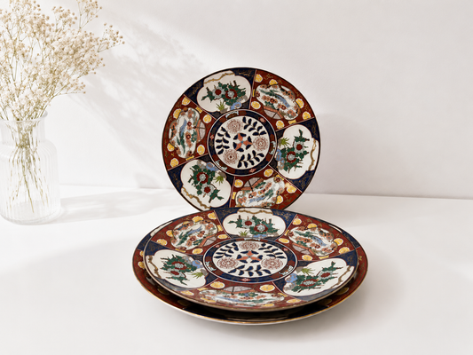 Assiettes TAOUS - motif Floral-par unité