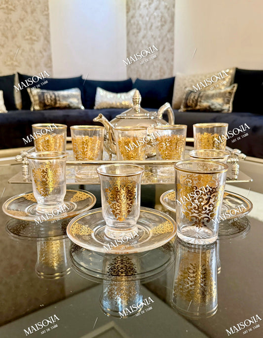Set à thé et café 18 pièces