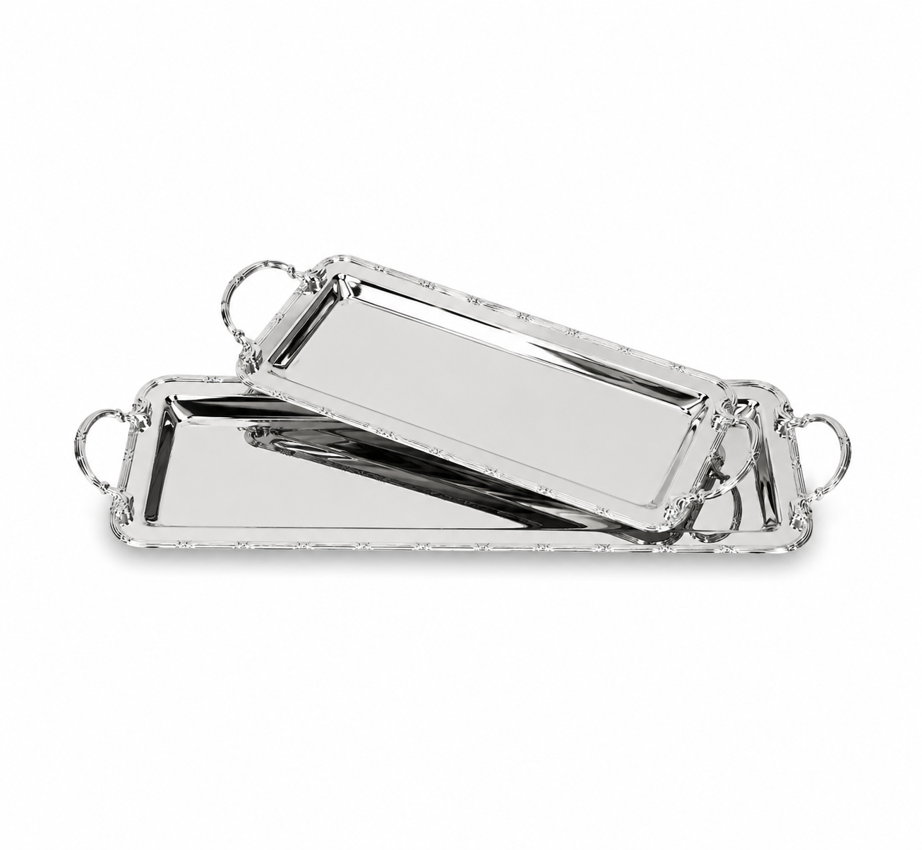 PLATEAUX RECTANGULAIRES INOX PREMIUM – 2 DIMENSIONS