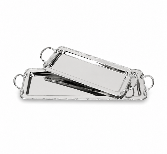 PLATEAUX RECTANGULAIRES INOX PREMIUM – 2 DIMENSIONS