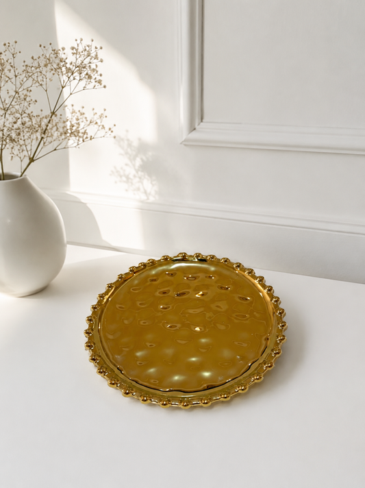 ASSIETTE DORÉE