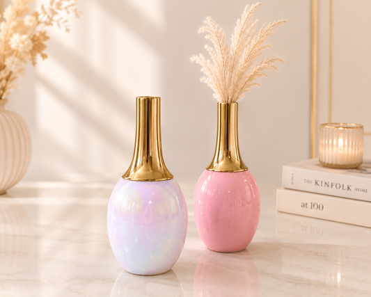 Vase coloré