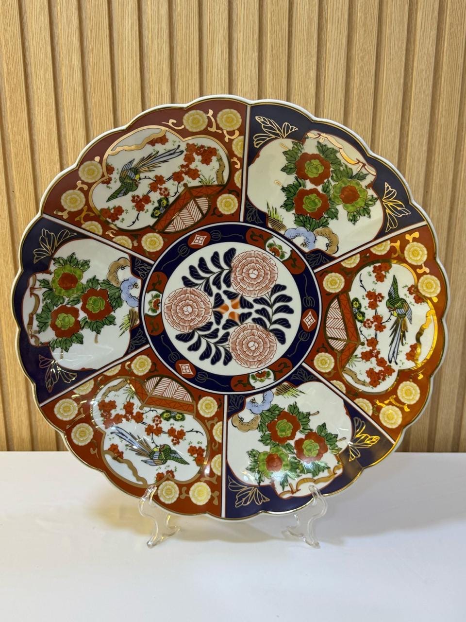 Assiette Taous Marocain Motifs -floral