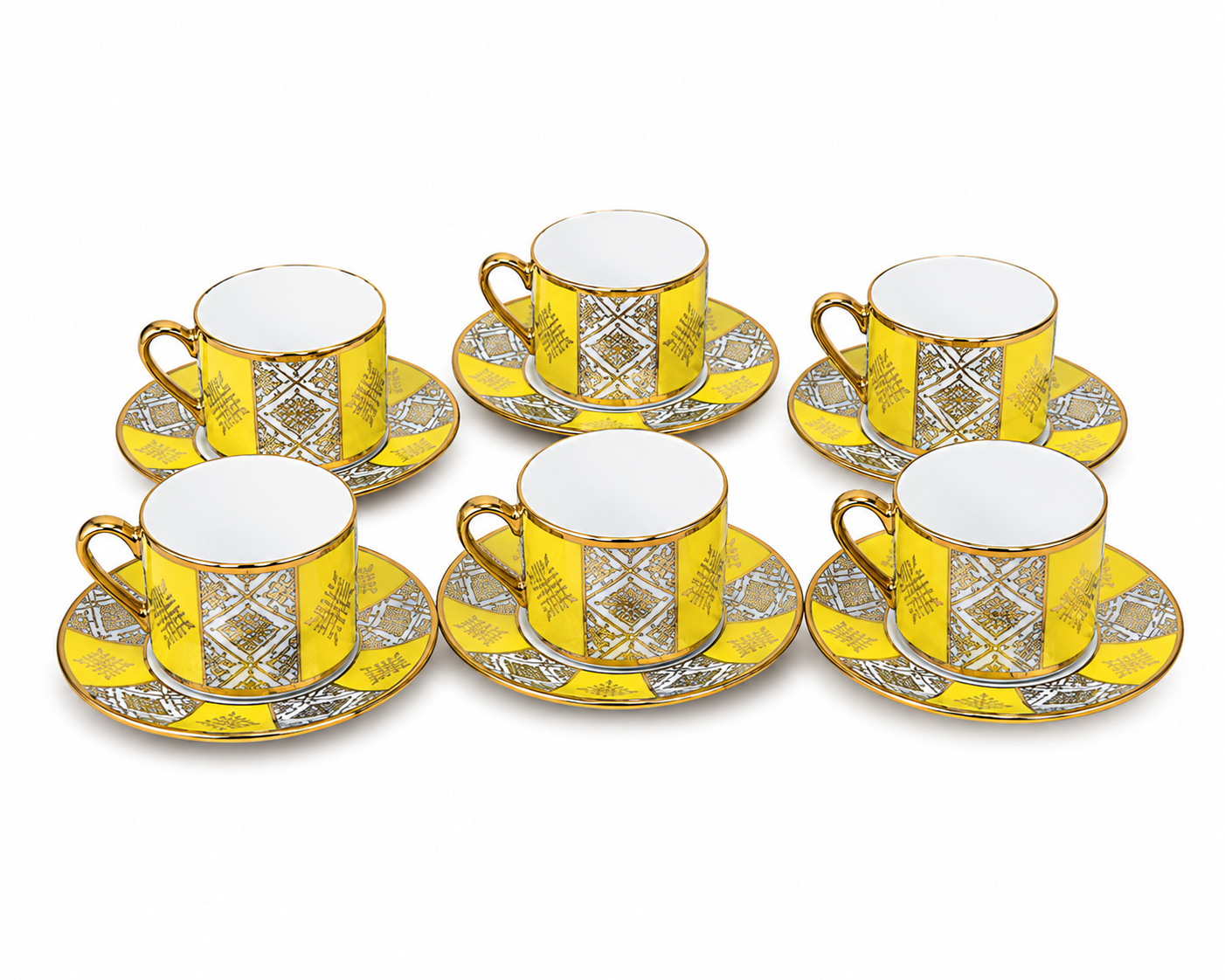 Tasses à Café Beldi Marocaines – Motifs Traditionnels