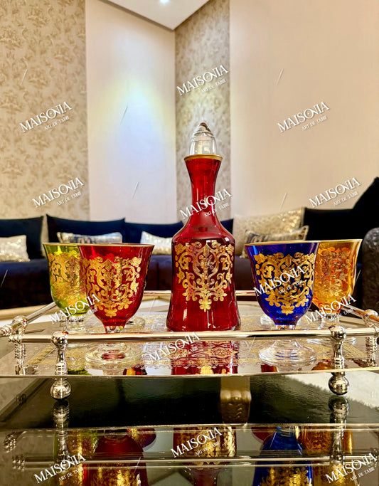 Carafe + 6 verres