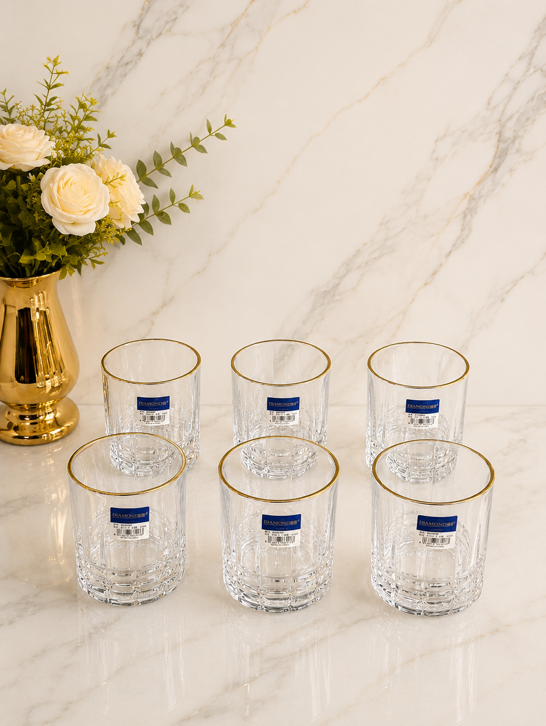 SET DE 6 VERRES À JUS