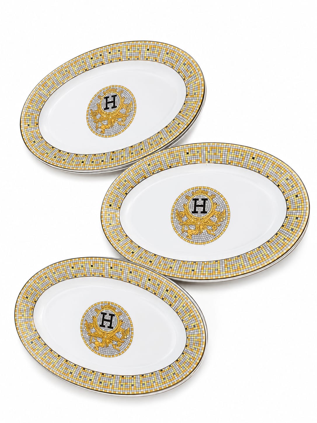 Assiette ovale