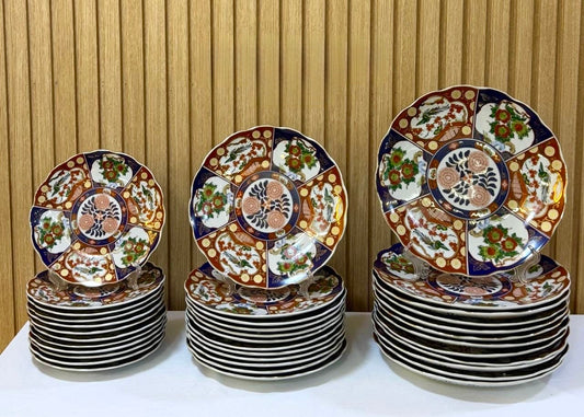 Service 36 pièces Taous Marocain motifs -floral