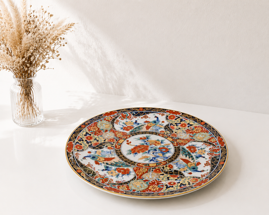 Assiette TAOUS  Motif Paon, par unité