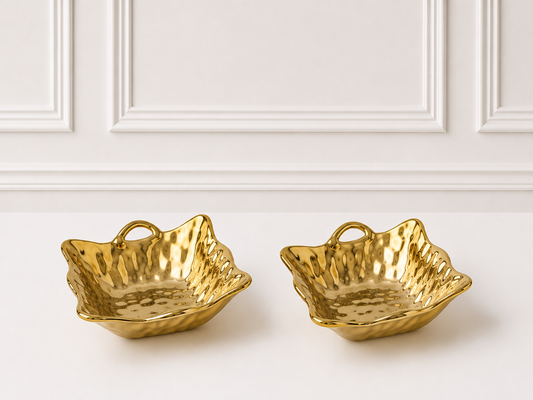 Saladiers Dorés – Décoration & Service Chic | Maroc _ Par Unité