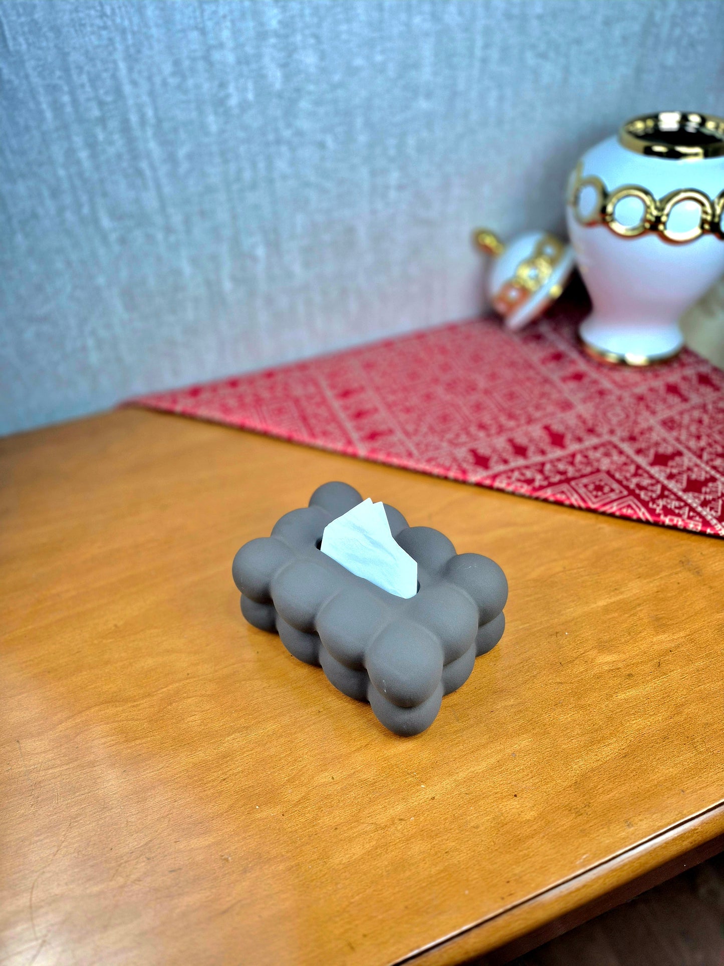 علبة مناديل من البورسلين – أدوات مائدة مغربية