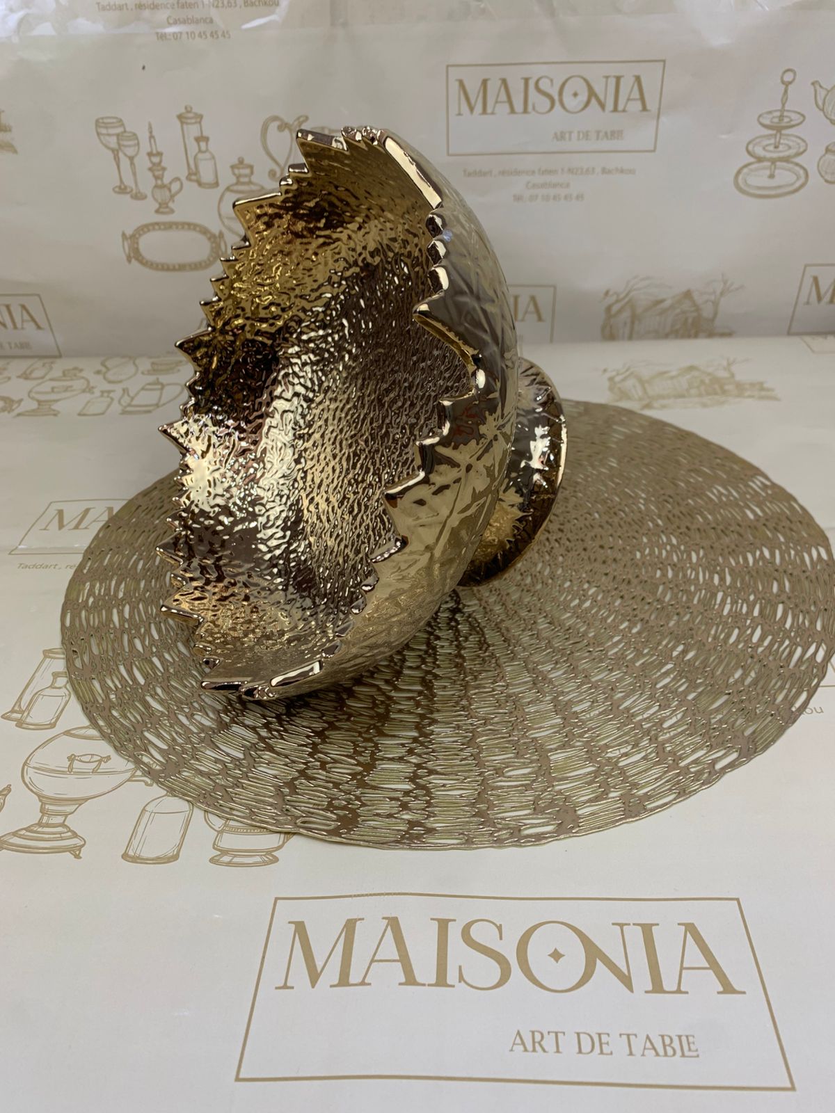 Présentoir à pieds _ GOLD