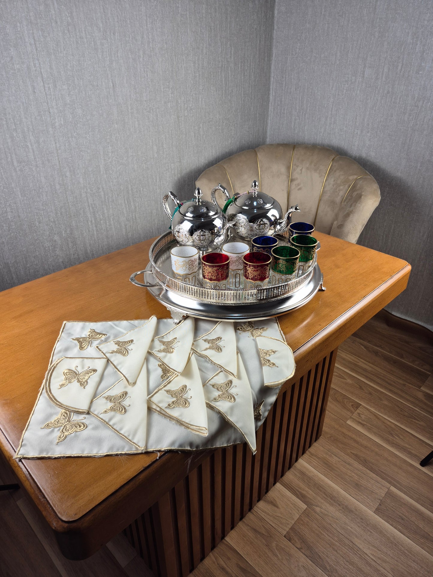 Théière en Cuivre revêtu en Inox _ Par Unité