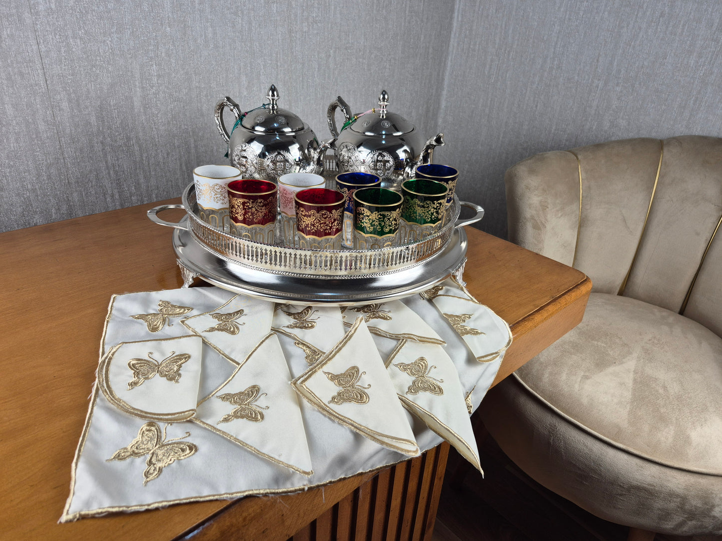 Théière en Cuivre revêtu en Inox _ Par Unité